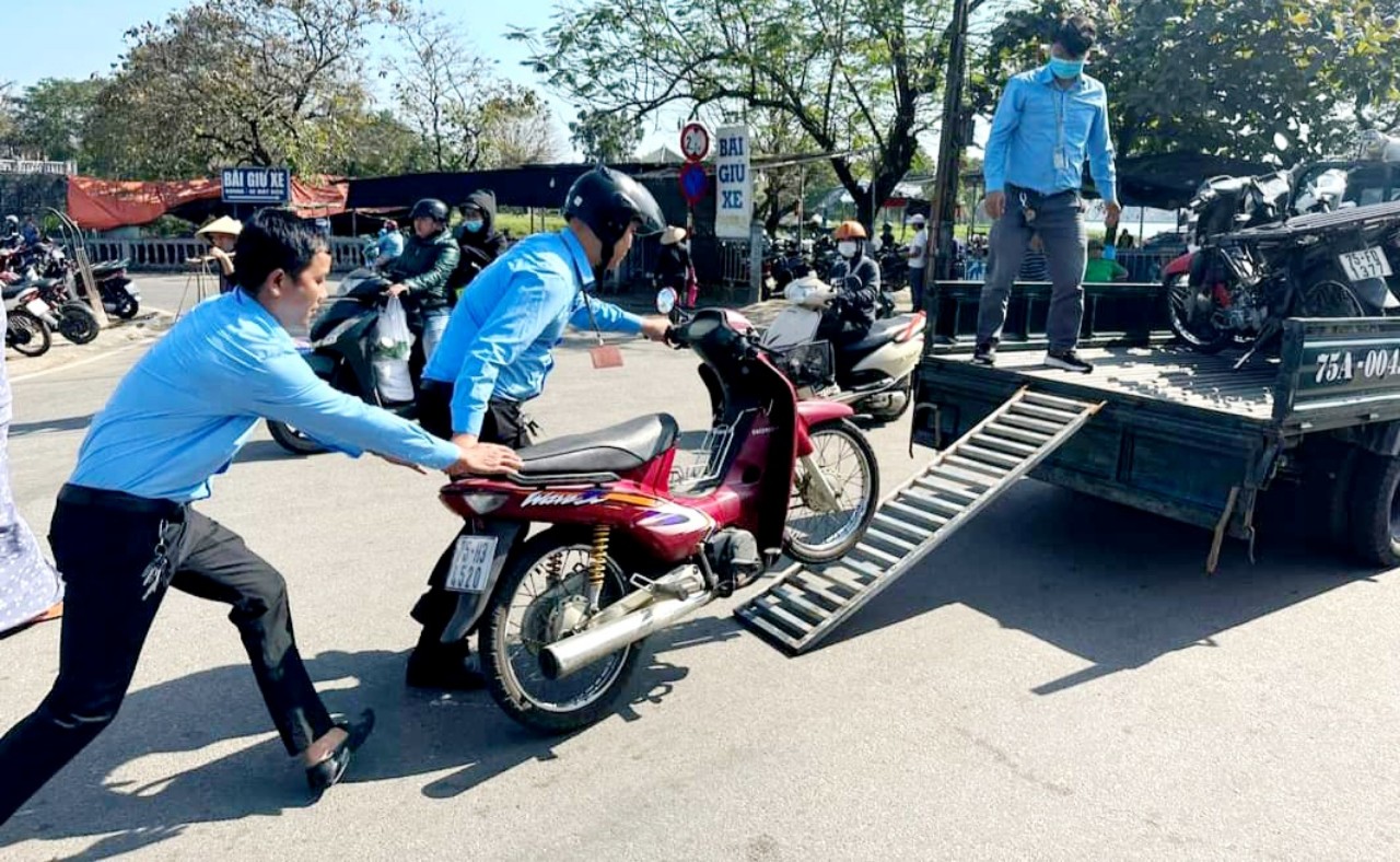 Đảm bảo trật tự đô thị dịp giáp Tết