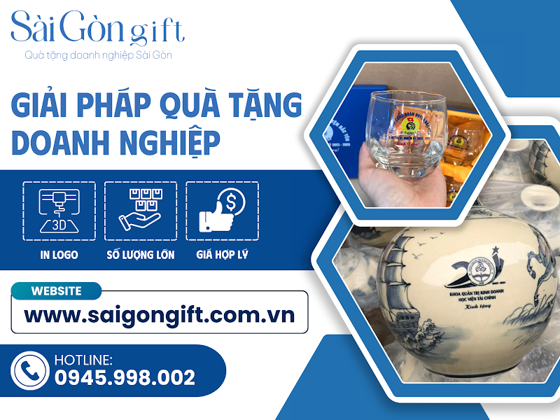 Sài Gòn Gift Giải pháp quà tặng in logo số lượng lớn, khẳng định giá trị thương hiệu tại TP Hồ Chí Minh