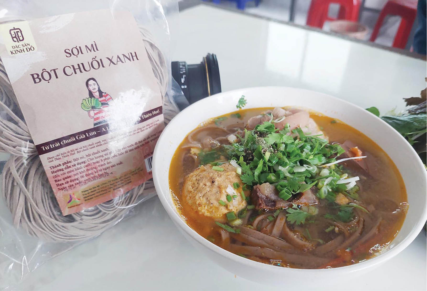 Mới lạ, bún chuối