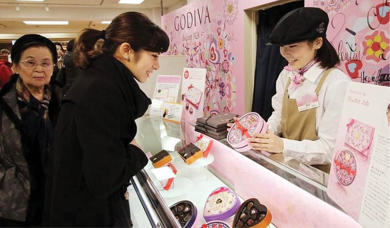 Nhật Bản Truyền thống tặng chocolate Valentine tại nơi làm việc đang suy yếu