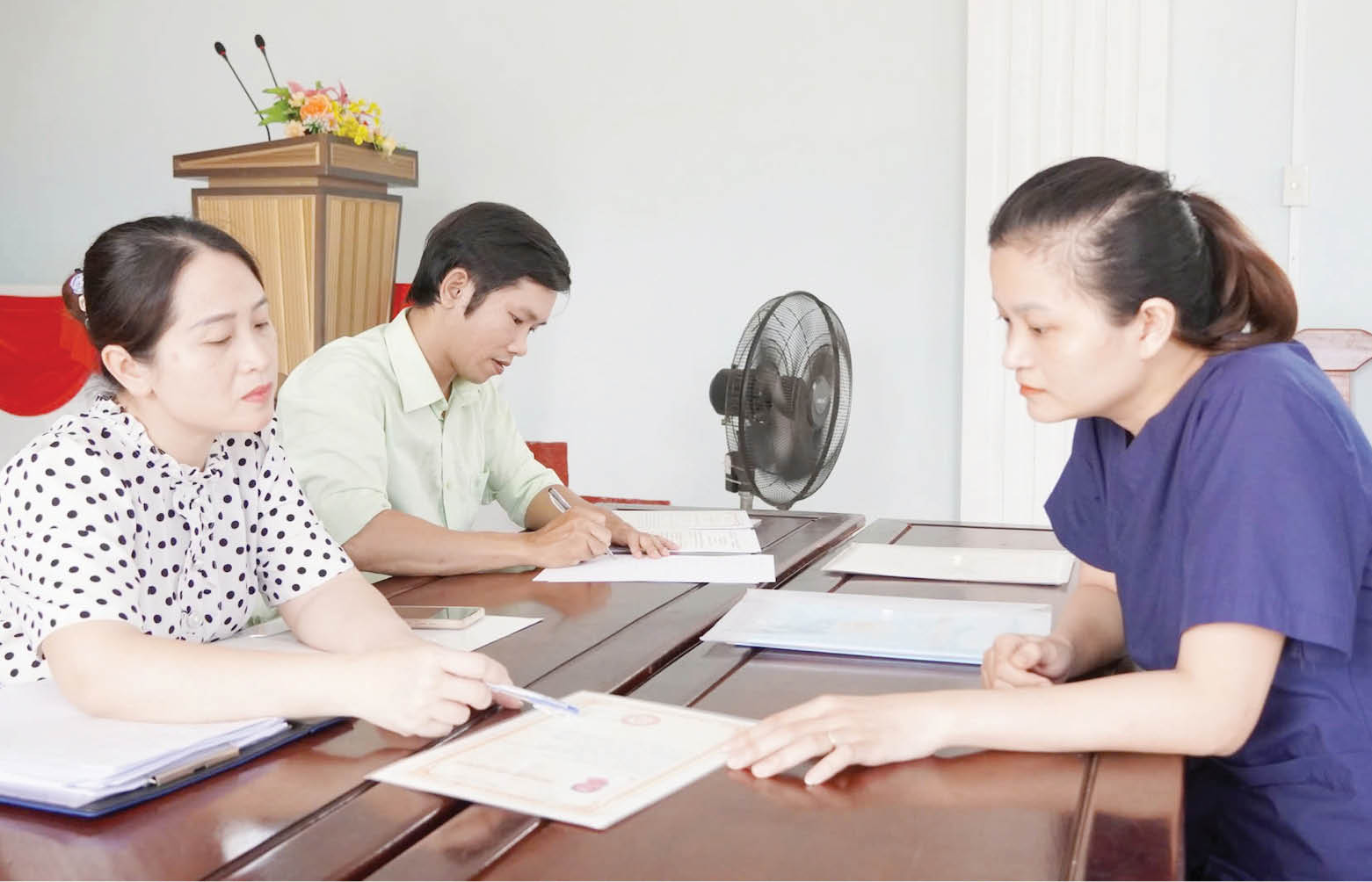 Sẵn sàng phục tùng mọi sắp xếp của tổ chức