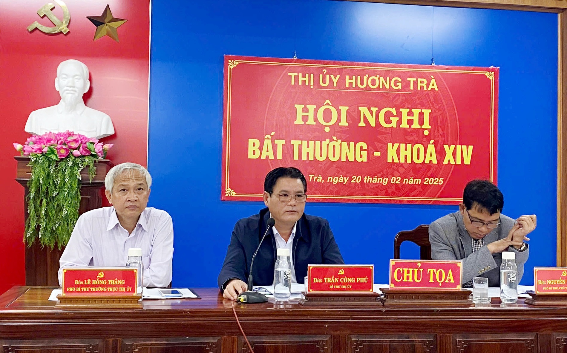 Hương Trà Hợp nhất, tinh gọn một số cơ quan Đảng, chính quyền