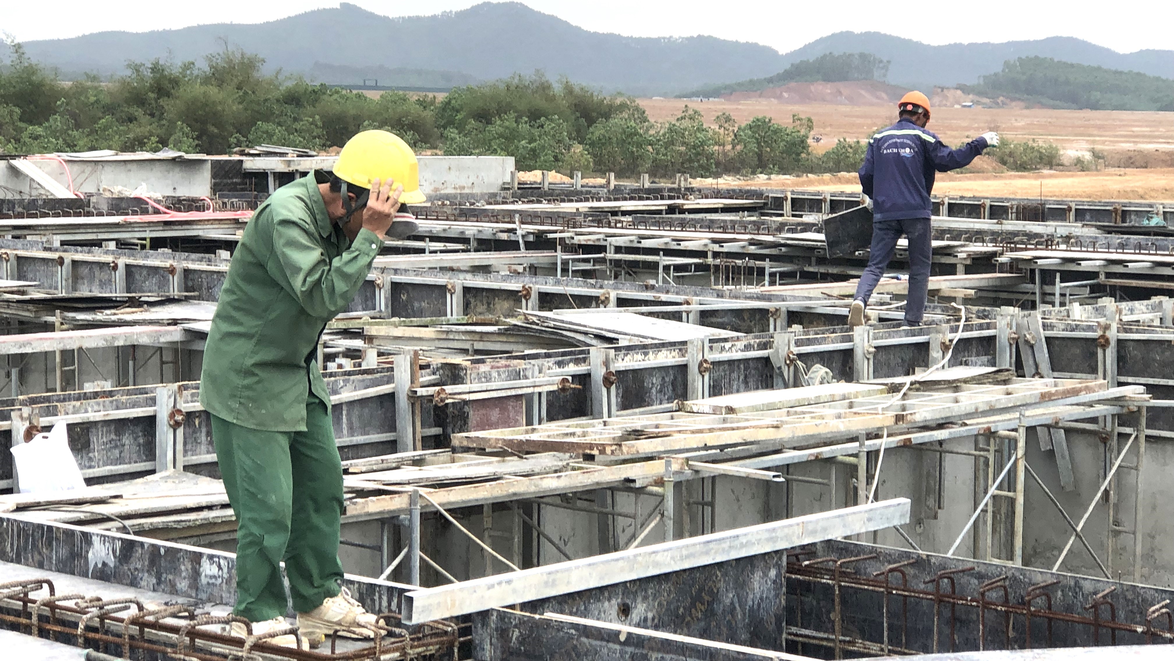 Tăng tốc thi công trạm xử lý nước thải Khu công nghiệp Gilimex