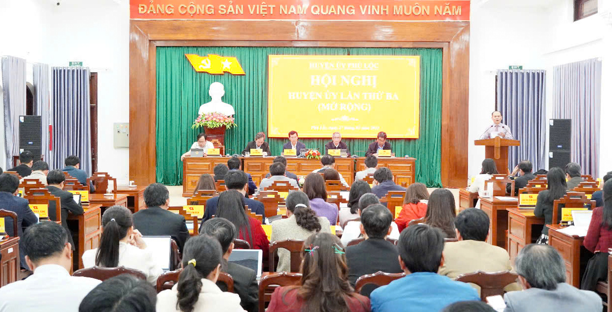 Phú Lộc Thông qua đề án, phương án hợp nhất, tinh gọn một số cơ quan Đảng, chính quyền