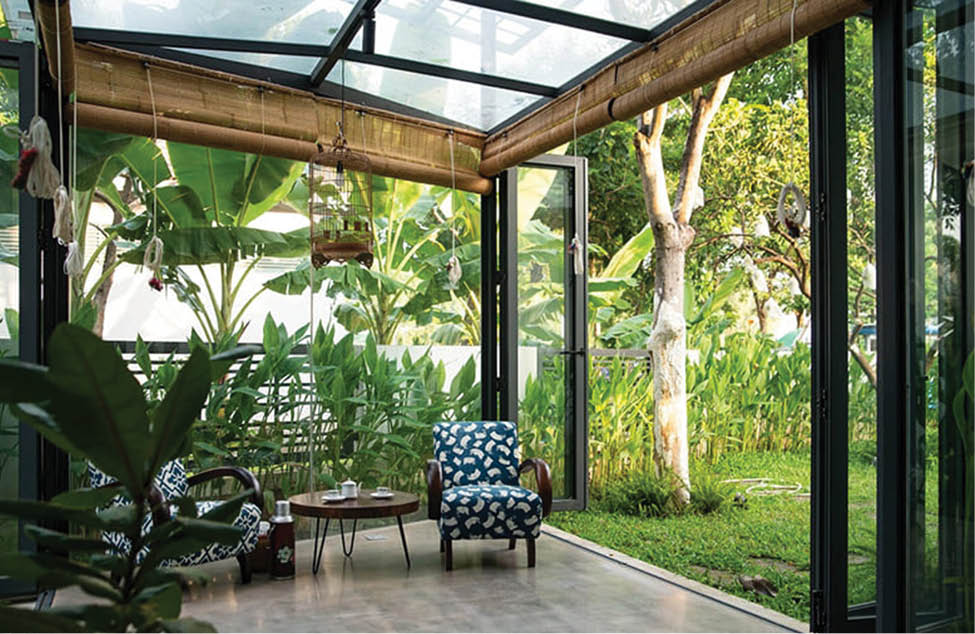 Thông thoáng với không gian mở