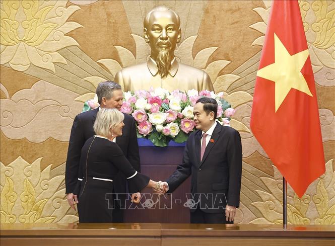 Chủ tịch Quốc hội Trần Thanh Mẫn tiếp Thượng Nghị sĩ Hoa Kỳ Steve Daines