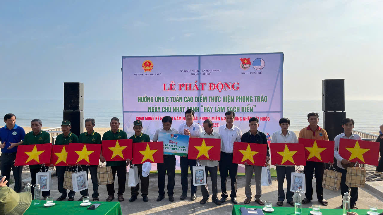 Hưởng ứng 5 tuần cao điểm thực hiện phong trào Ngày Chủ nhật xanh