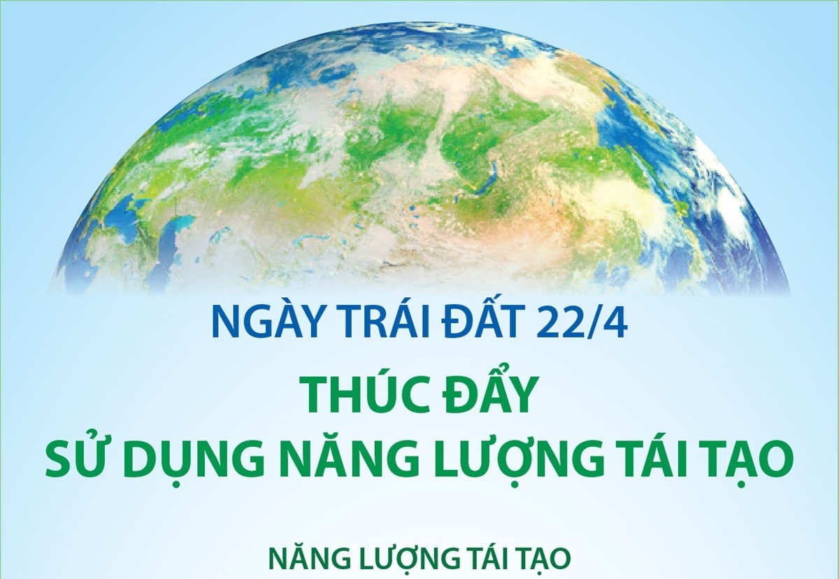 Ngày Trái đất 22 4  Thúc đẩy sử dụng năng lượng tái tạo