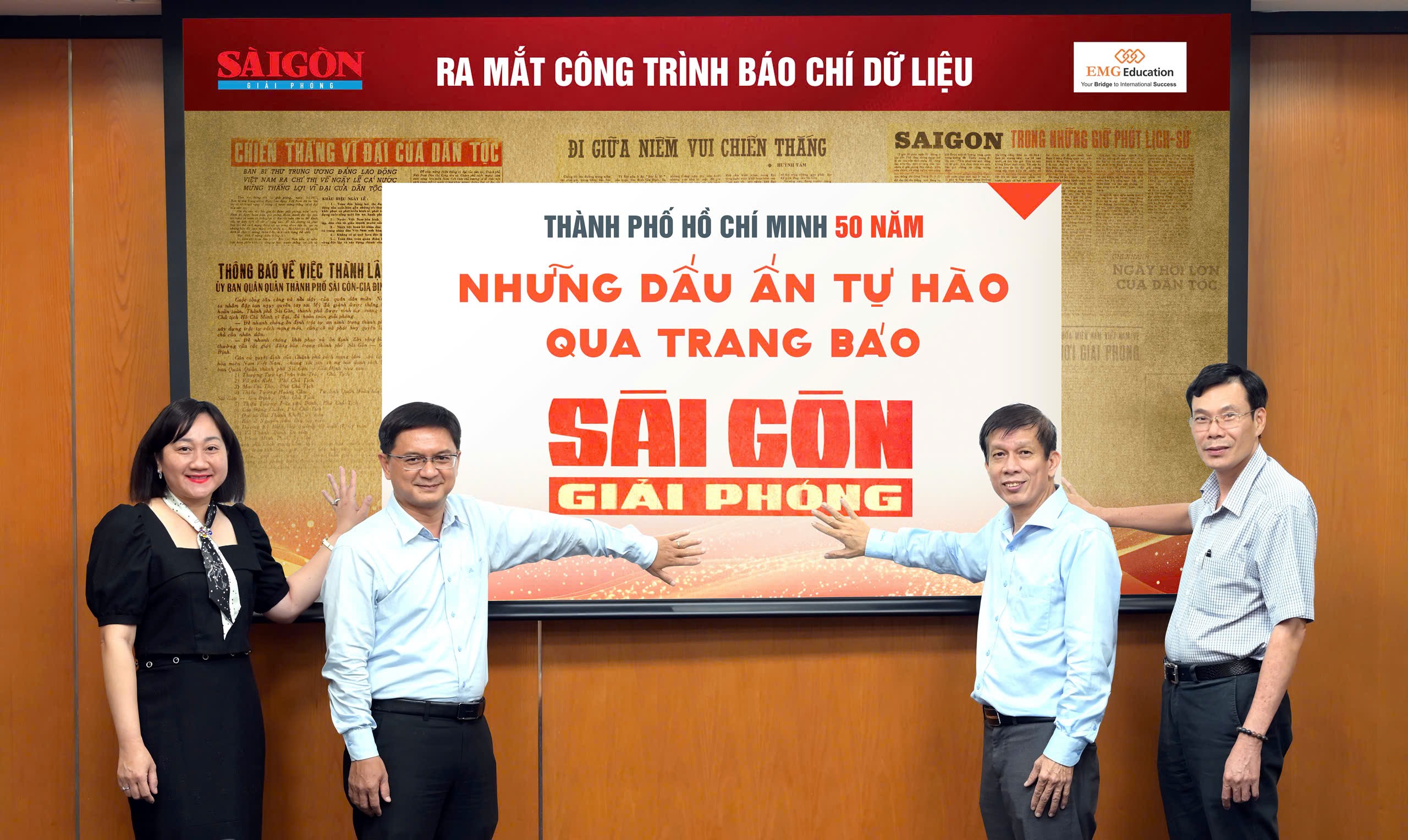 TP Hồ Chí Minh 50 năm Những dấu ấn tự hào qua trang Báo Sài Gòn Giải Phóng”