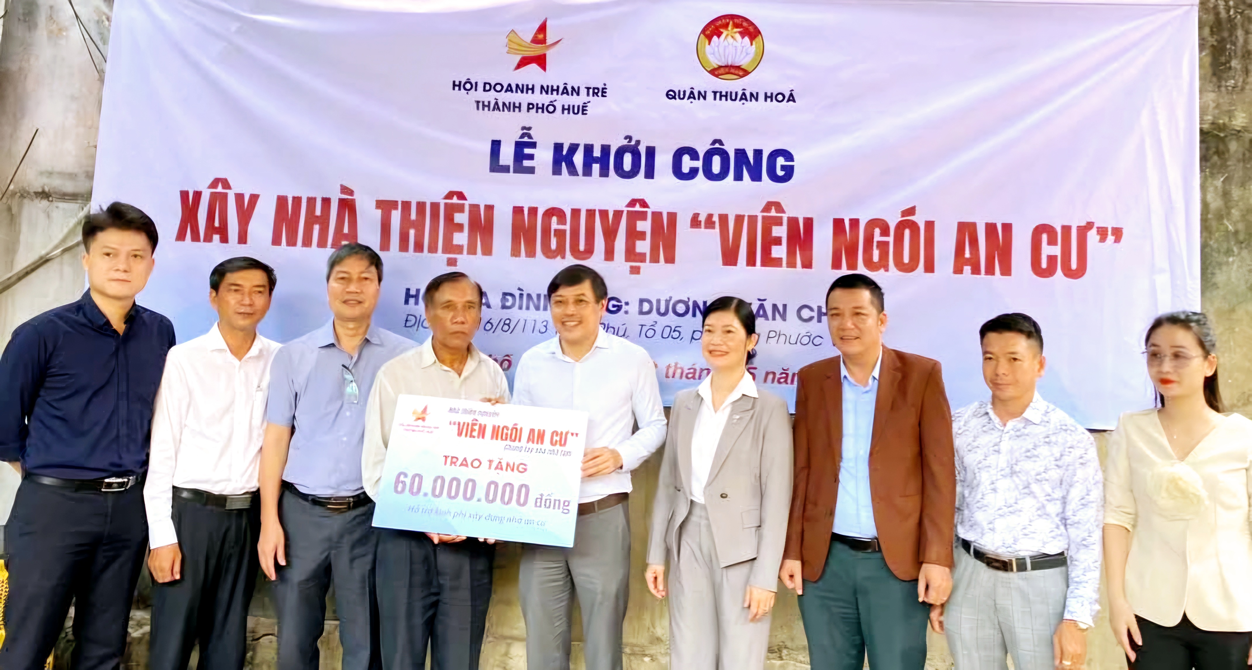 Khởi công xây dựng nhà thiện nguyện “Viên ngói an cư”