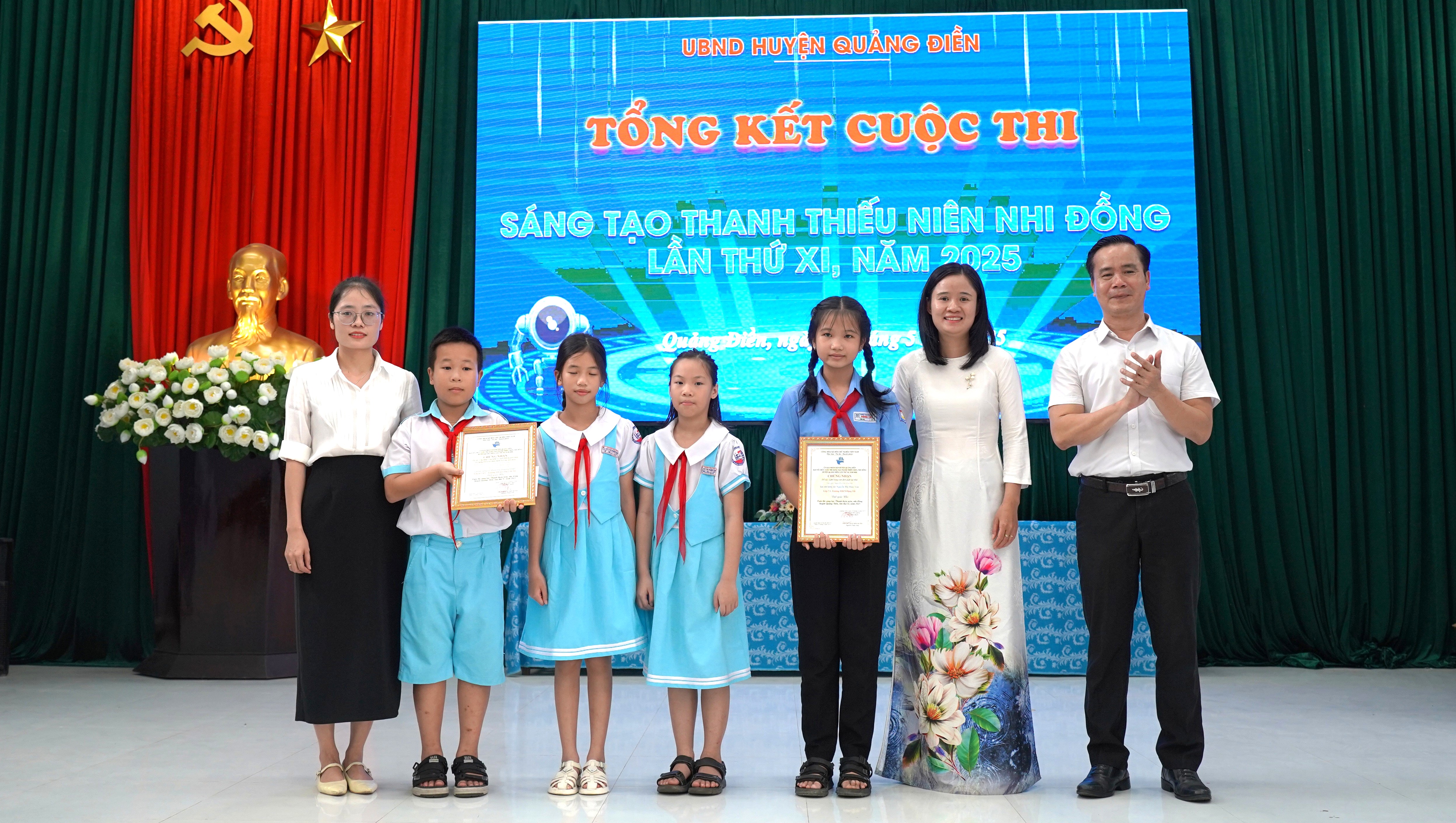 Trường THPT Nguyễn Chí Thanh đoạt giải Nhất cuộc thi sáng tạo huyện Quảng Điền