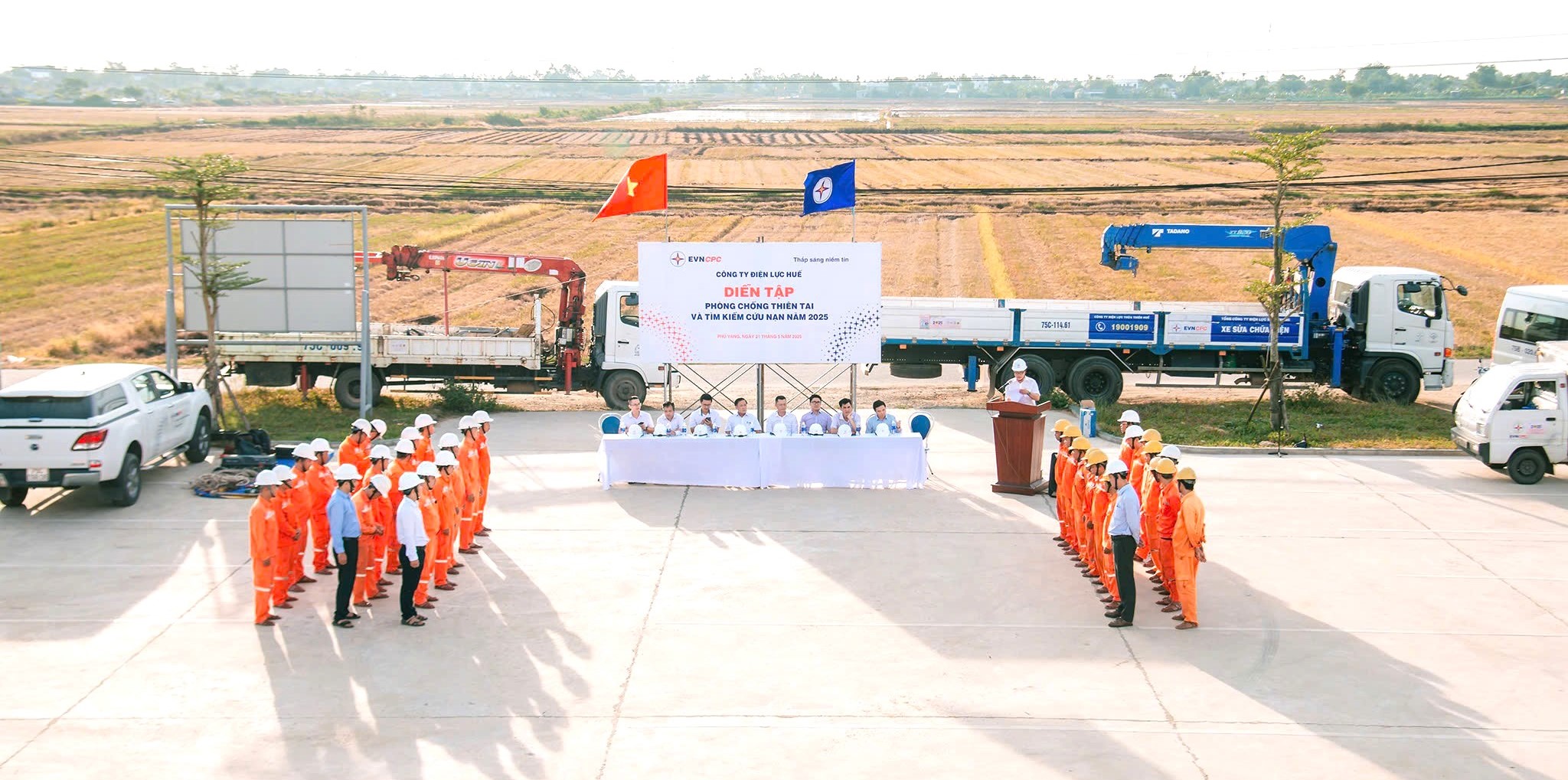 Diễn tập phòng chống thiên tai và tìm kiếm cứu nạn