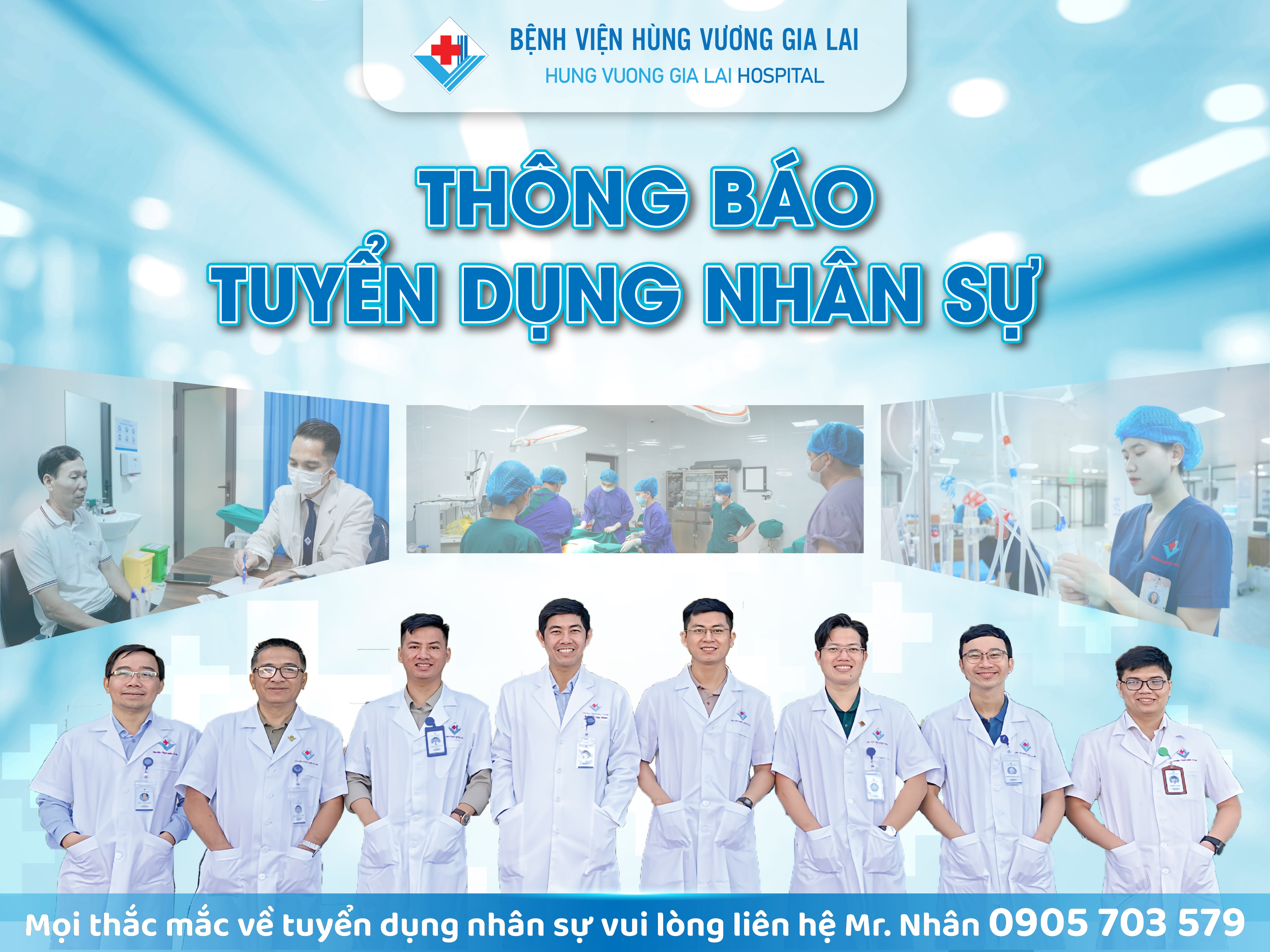 Bệnh viện Hùng Vương Gia Lai thông báo tuyển dụng nhân sự