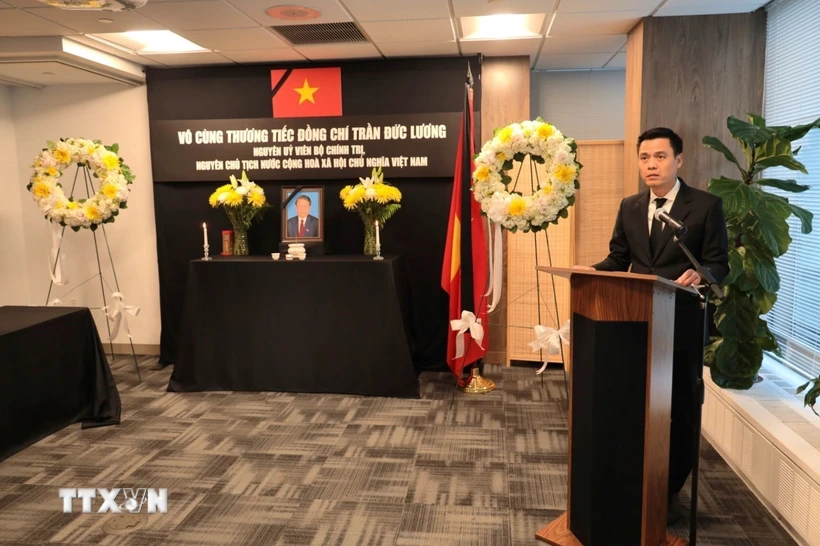 Lễ viếng, mở sổ tang nguyên Chủ tịch nước Trần Đức Lương tại Liên hợp quốc và nhiều nước