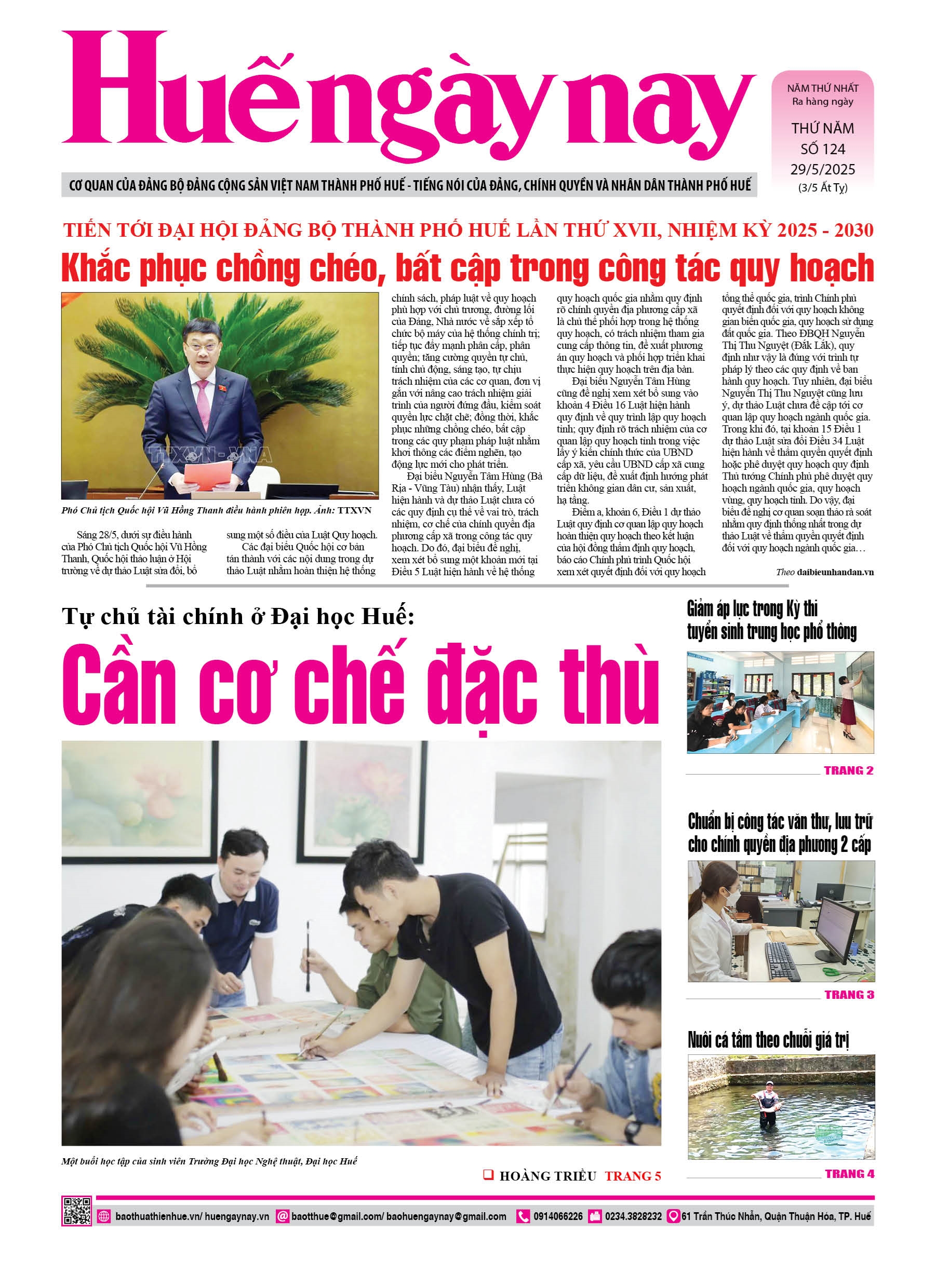 Thứ năm, 29/05/2025