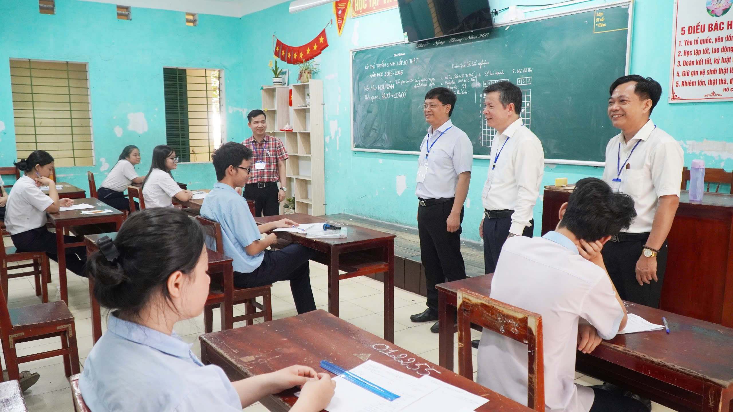 UBND thành phố kiểm tra, chỉ đạo Kỳ thi tuyển sinh trung học phổ thông