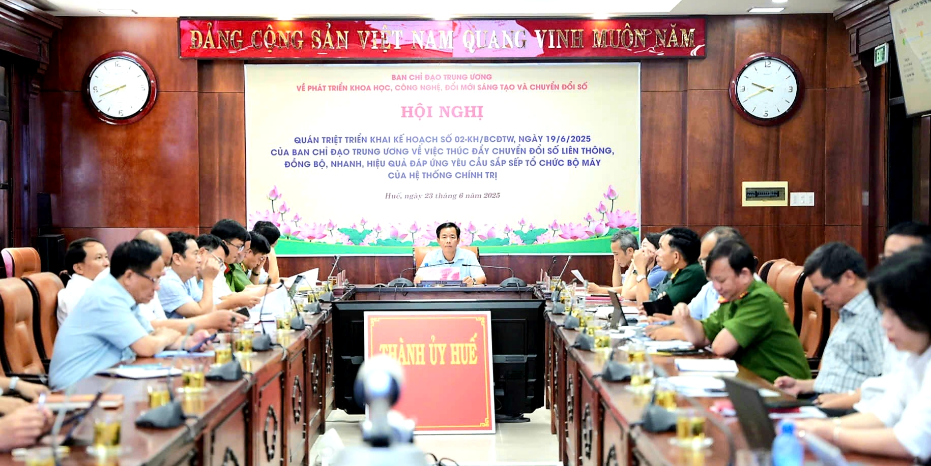 Chuyển đổi liên thông, đồng bộ, nhanh, hiệu quả đáp ứng sắp xếp tổ chức bộ máy hệ thống chính trị