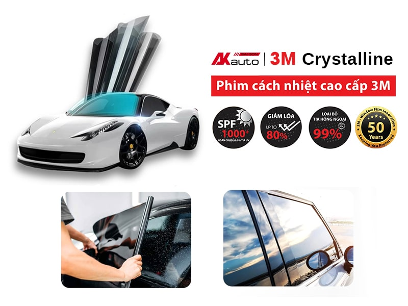 Giải pháp chống nóng hiệu quả với phim cách nhiệt 3M tại AKauto