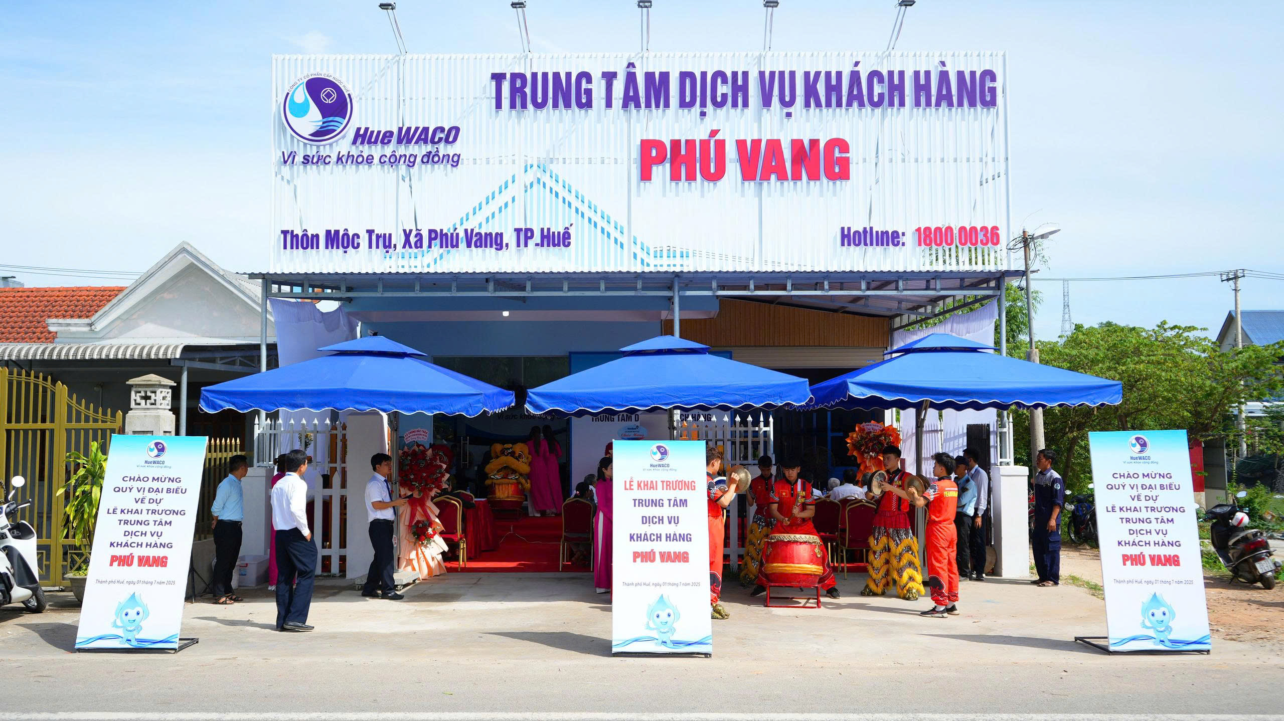 Đưa vào hoạt động Trung tâm Dịch vụ khách hàng Phú Vang