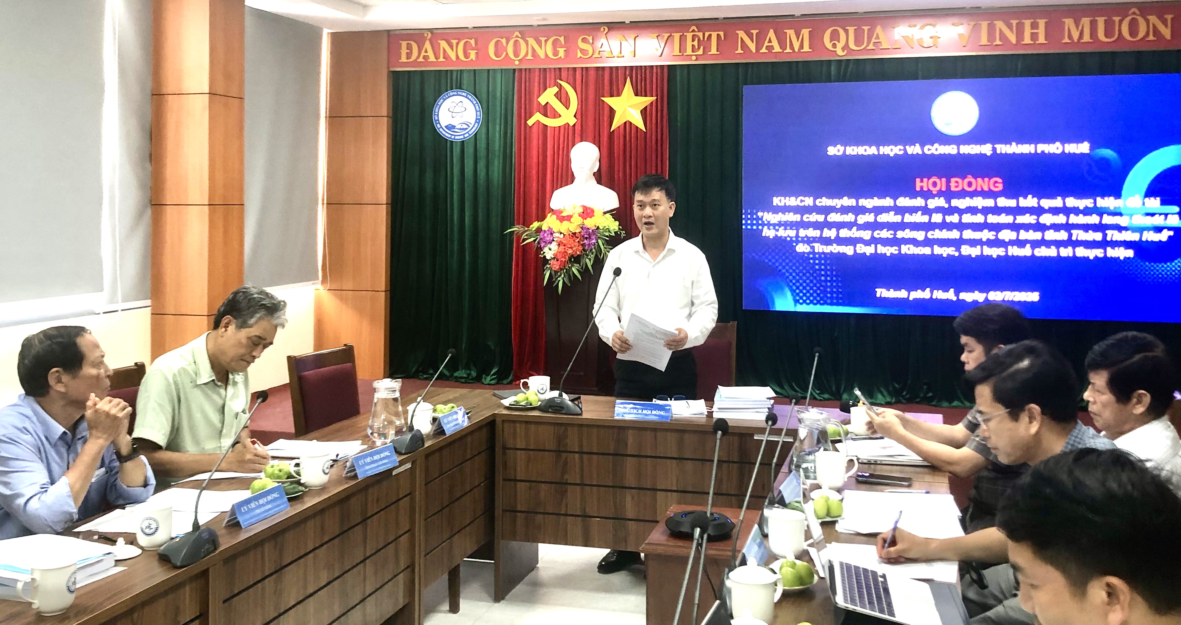 Xác định hành lang thoát lũ hạ du trên hệ thống các sông