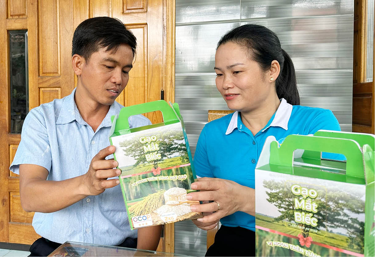 Xây dựng thương hiệu gạo Mắt Biếc