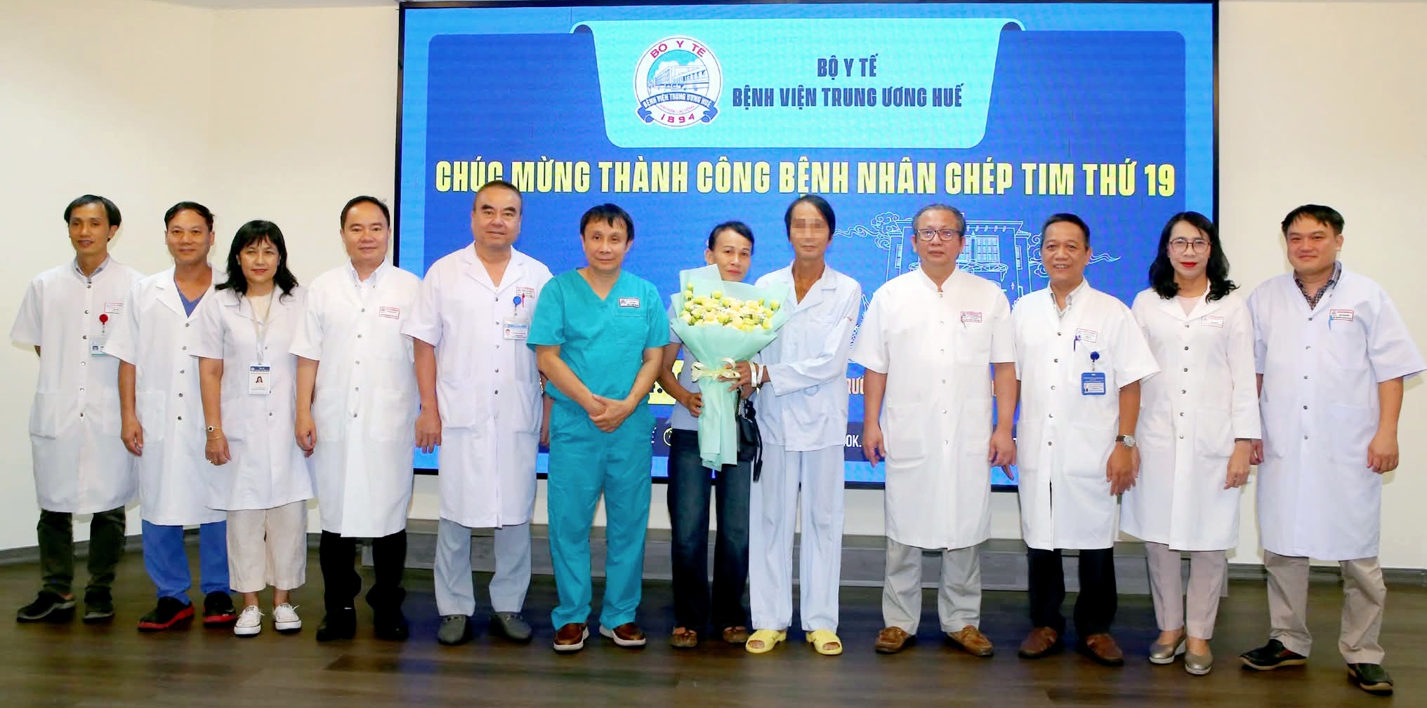 Ca ghép tim thứ 19 tại Bệnh viện Trung ương Huế xuất viện