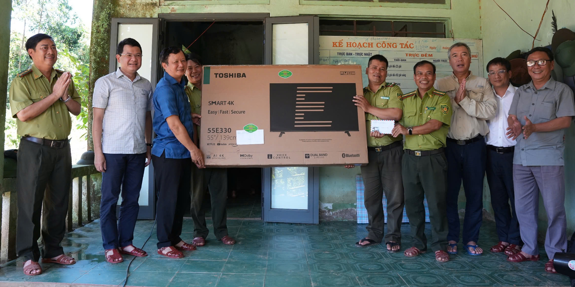 Bí thư Thành ủy Lê Trường Lưu kiểm tra công tác bảo vệ rừng đầu nguồn