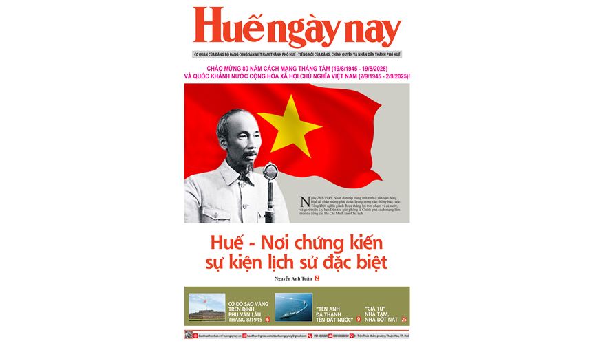 Mời đón đọc Huế ngày nay số đặc biệt chào mừng Quốc khánh 2 9