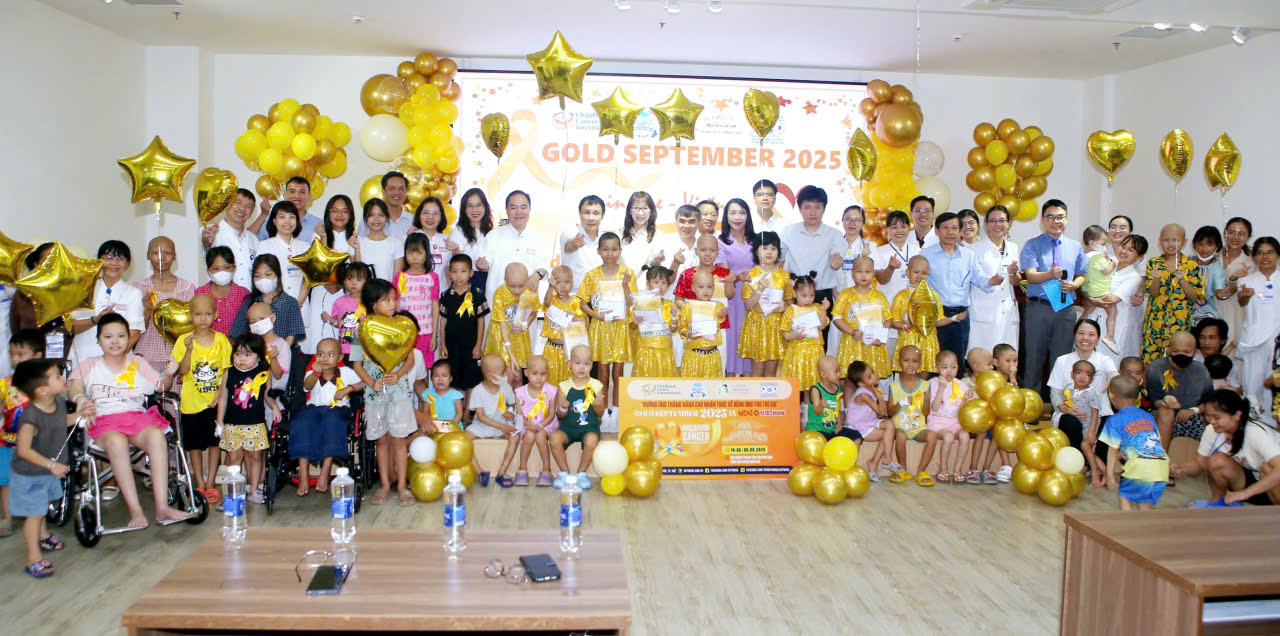 Hưởng ứng Tháng Nâng cao nhận thức về bệnh ung thư trẻ em – Gold September 2025