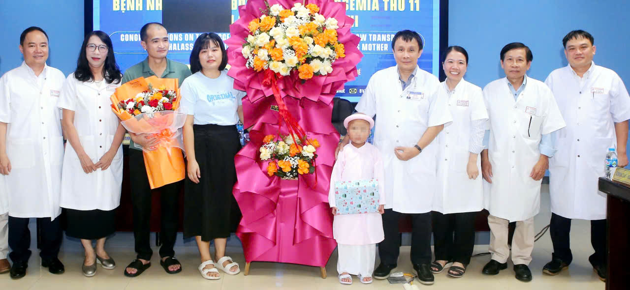 Thực hiện thành công ca ghép tủy Thalassemia thứ 11, nguồn tủy lấy từ mẹ