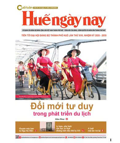 Mời đón đọc Huế ngày nay Cuối tuần số 37, ra ngày 11 9