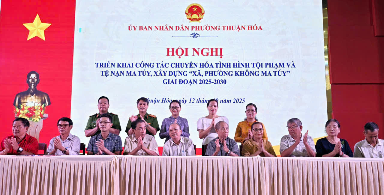 Thuận Hóa xây dựng “xã, phường không ma túy” giai đoạn 2025 - 2030