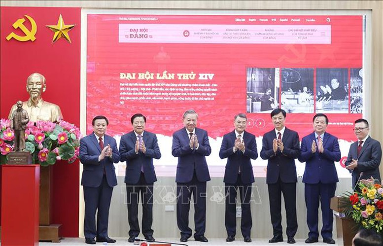 Khai trương Trang thông tin điện tử Đảng Cộng sản Việt Nam - Đại hội XIV