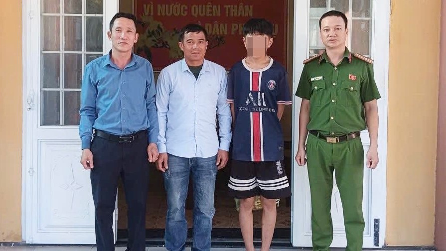 Tìm thấy cháu bé ở Hà Tĩnh bỏ nhà đến Huế