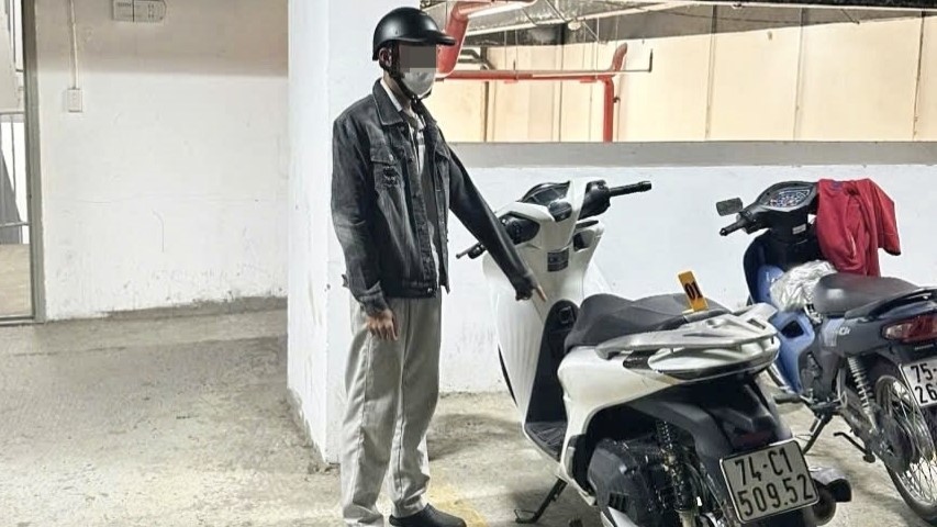 Nhanh chóng bắt giữ đối tượng trộm xe tại bãi xe chung cư