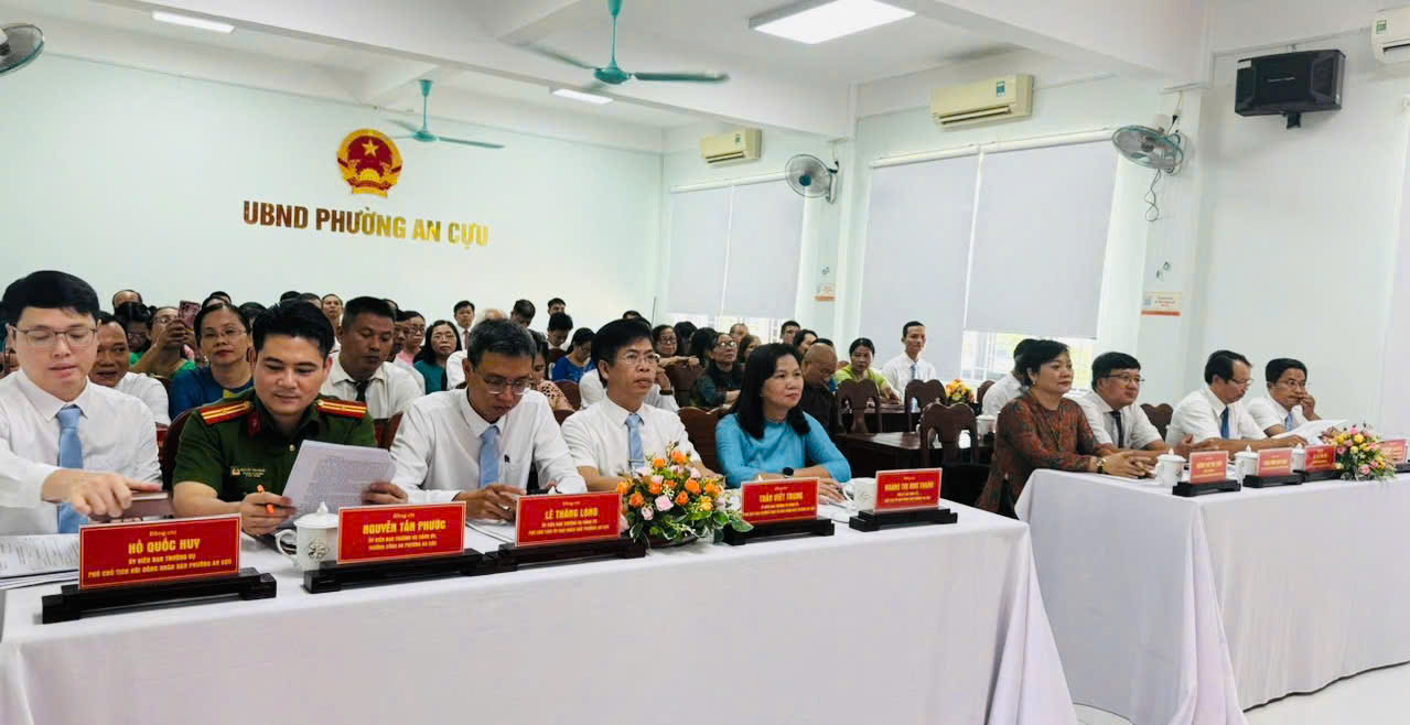 HĐND phường An Cựu khóa IX tổ chức Kỳ họp chuyên đề lần thứ tư