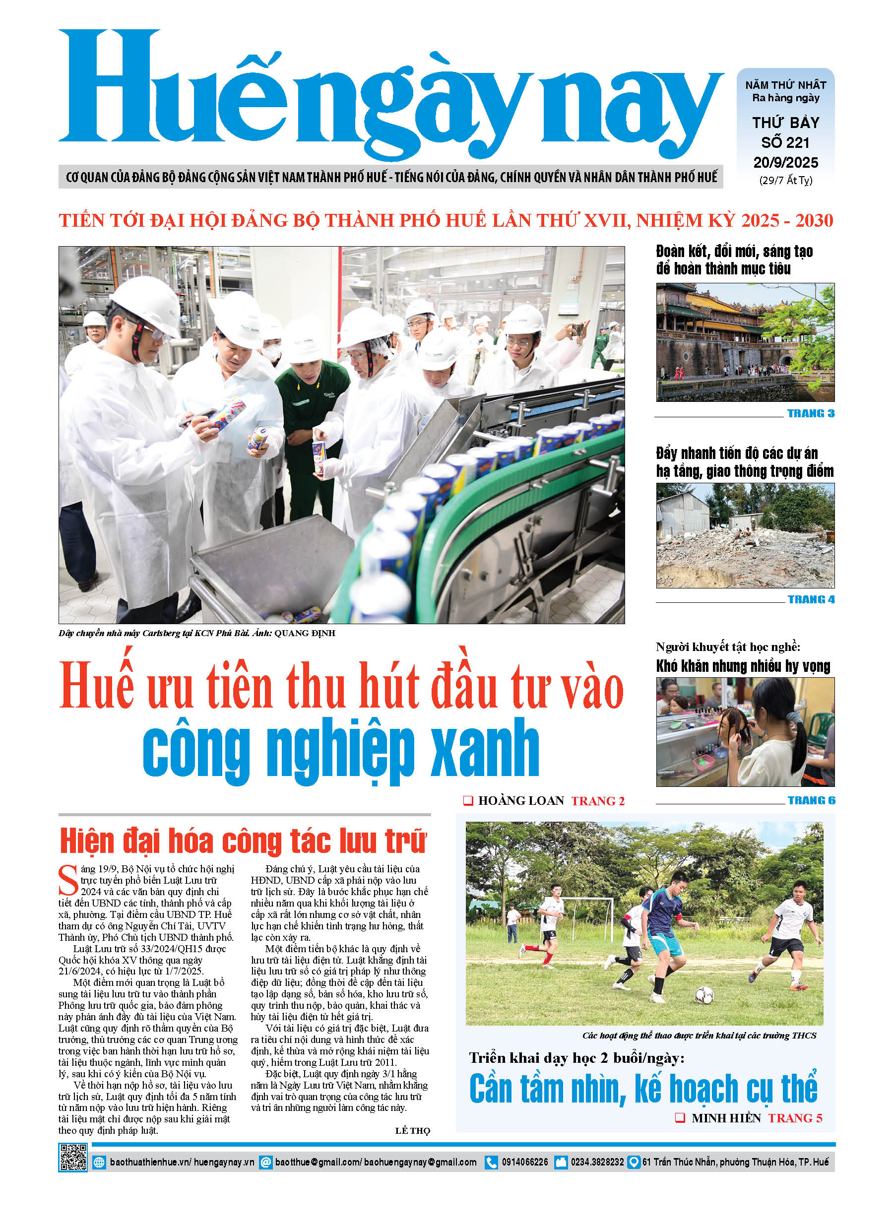 Thứ bảy, 20/09/2025