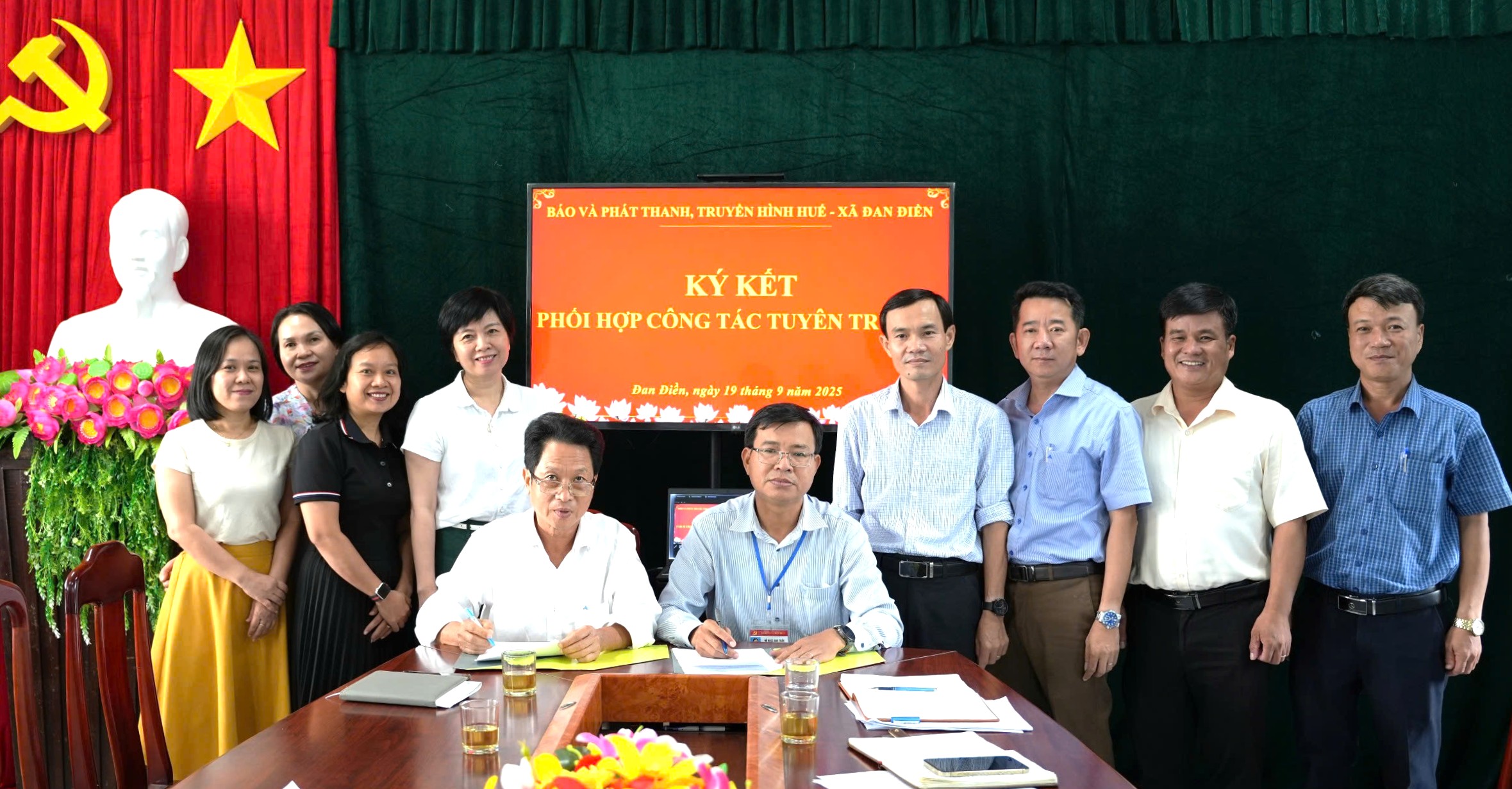 Tuyên truyền các lĩnh vực thế mạnh xã Đan Điền trên Báo và Phát thanh, Truyền hình Huế