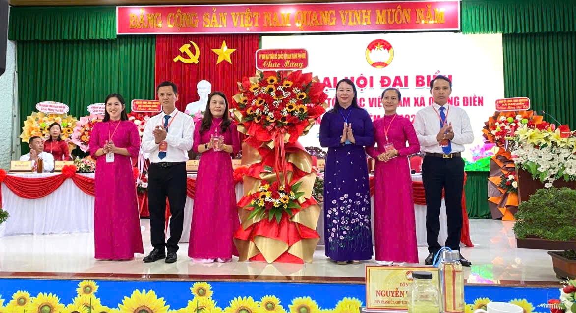 Bà Phan Thị Châu giữ chức Chủ tịch UBMTTQ Việt Nam xã Quảng Điền