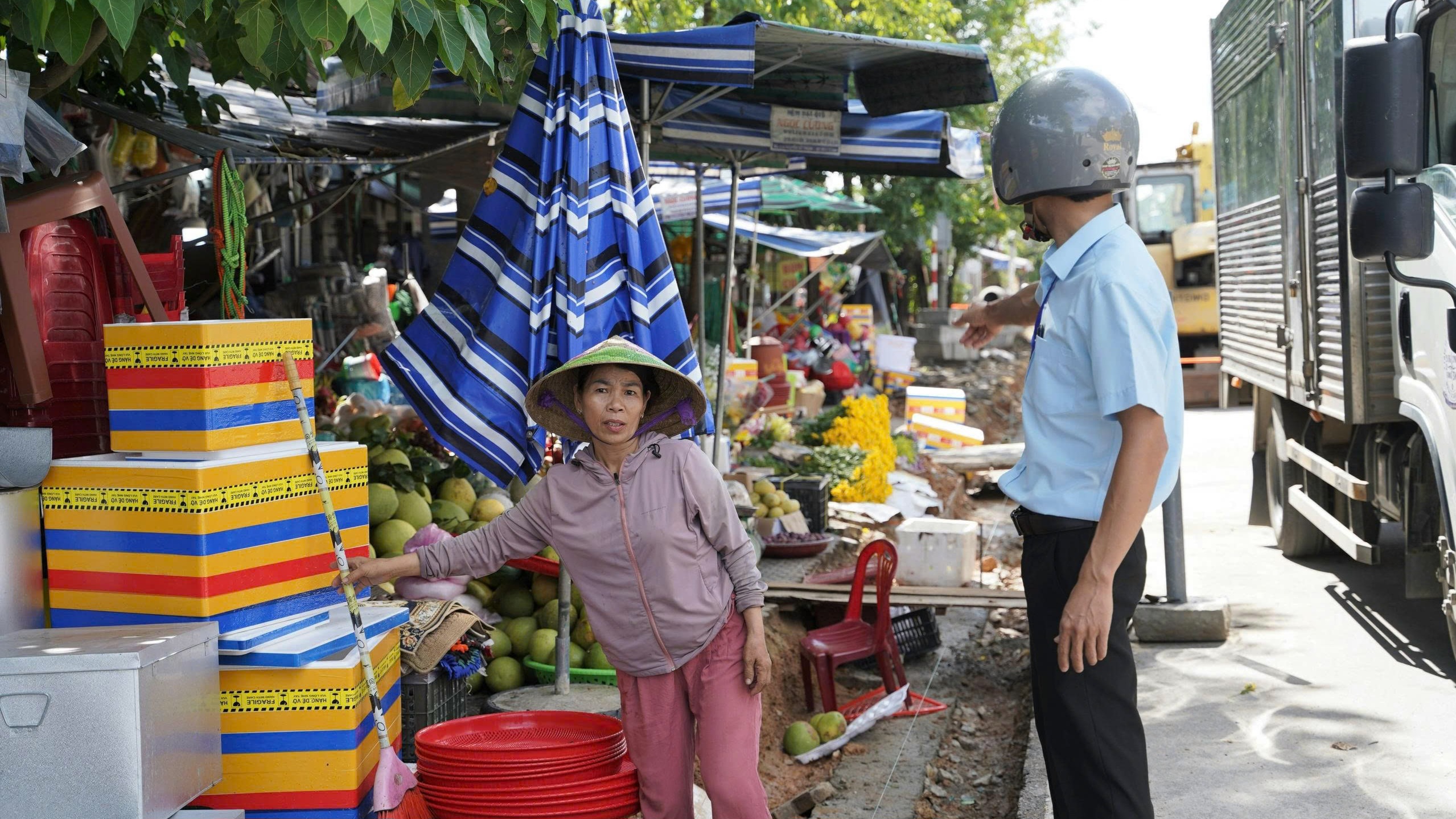 Phú Bài ra quân lập lại trật tự đô thị, an toàn giao thông