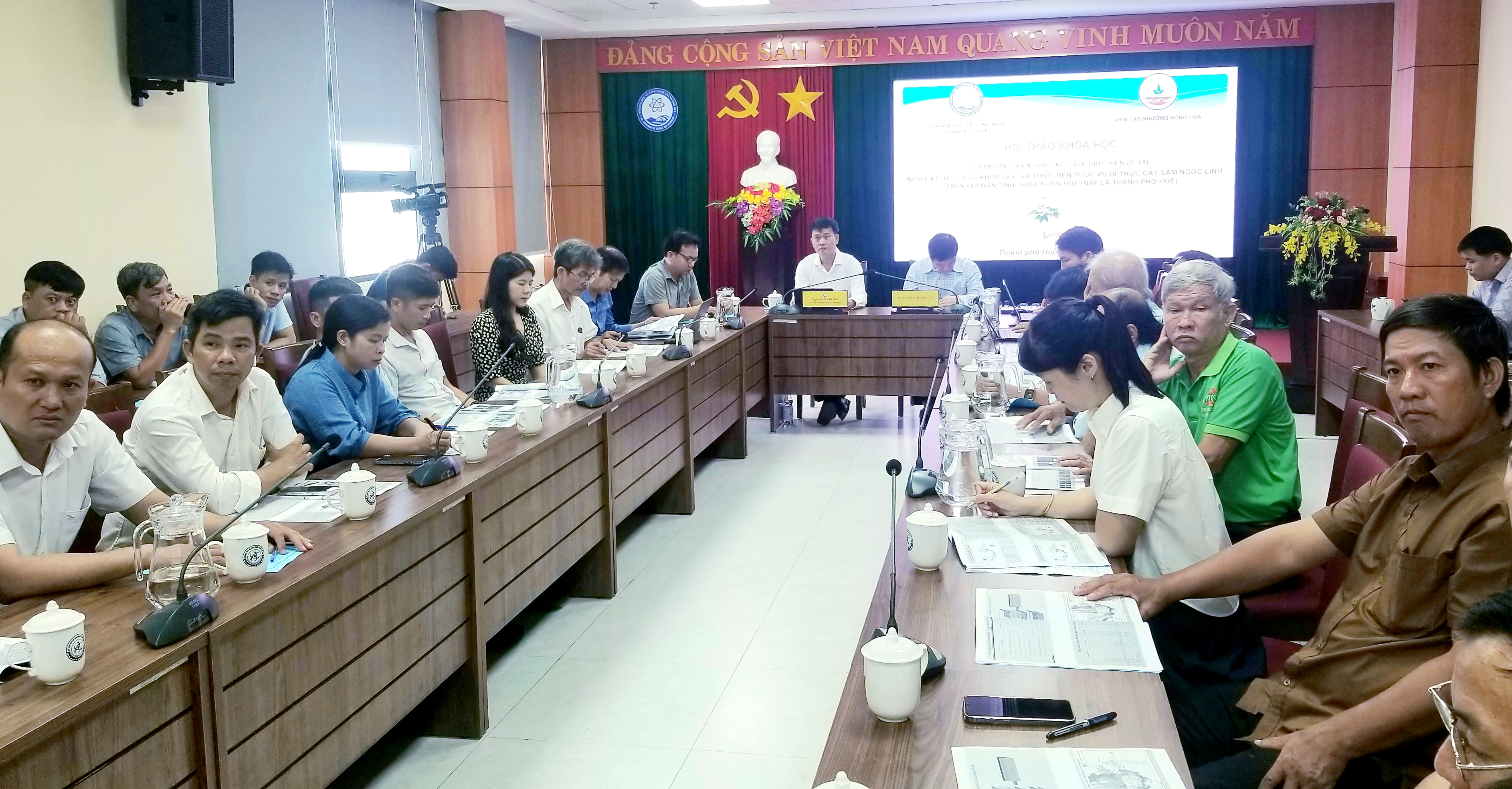 Nghiên cứu cơ sở khoa học và thực tiễn di thực cây sâm Ngọc Linh ở Huế