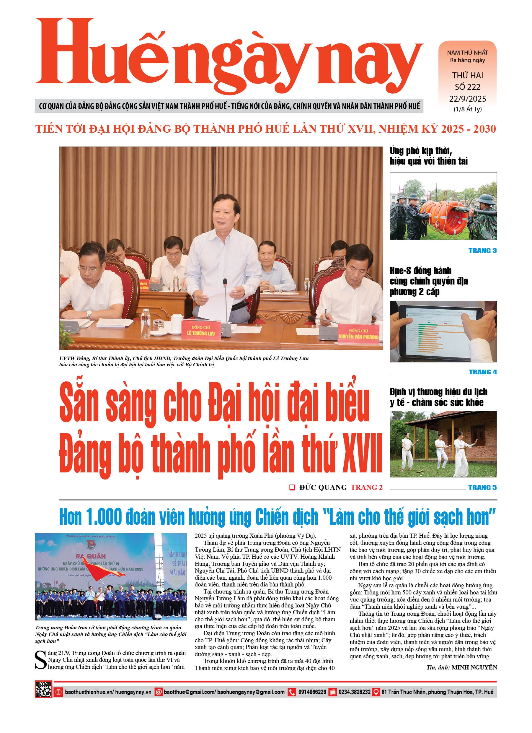 Thứ hai, 22/09/2025