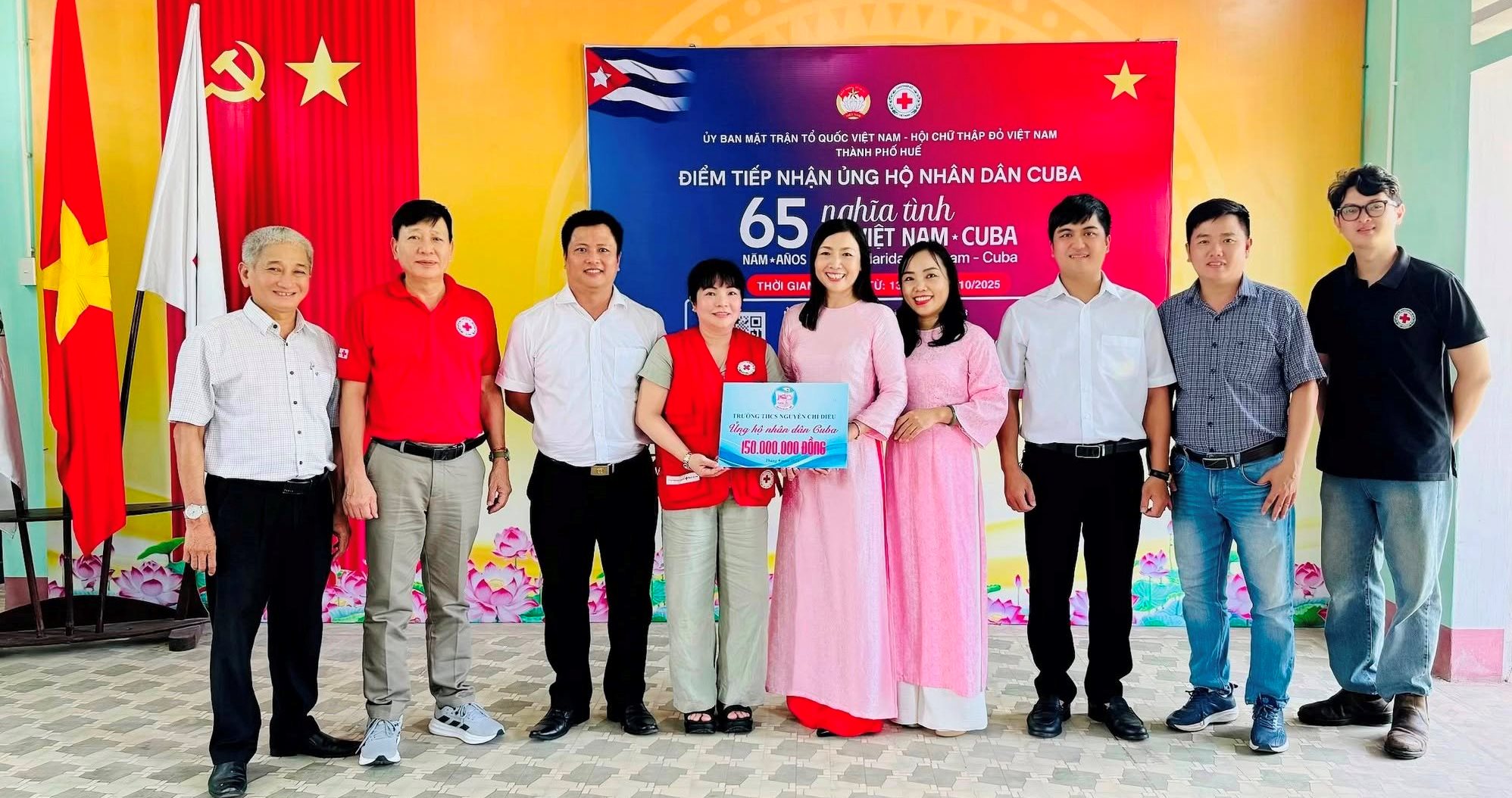 Ngành Giáo dục TP Huế phát động ủng hộ người dân Cuba