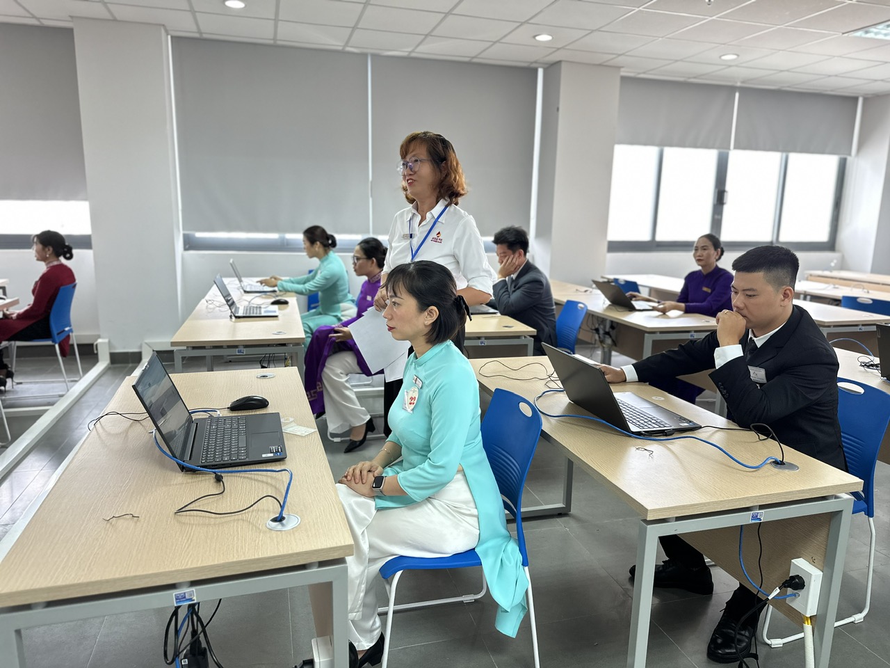 Hơn 30 thí sinh tham gia Hội thi Nghiệp vụ Lễ tân