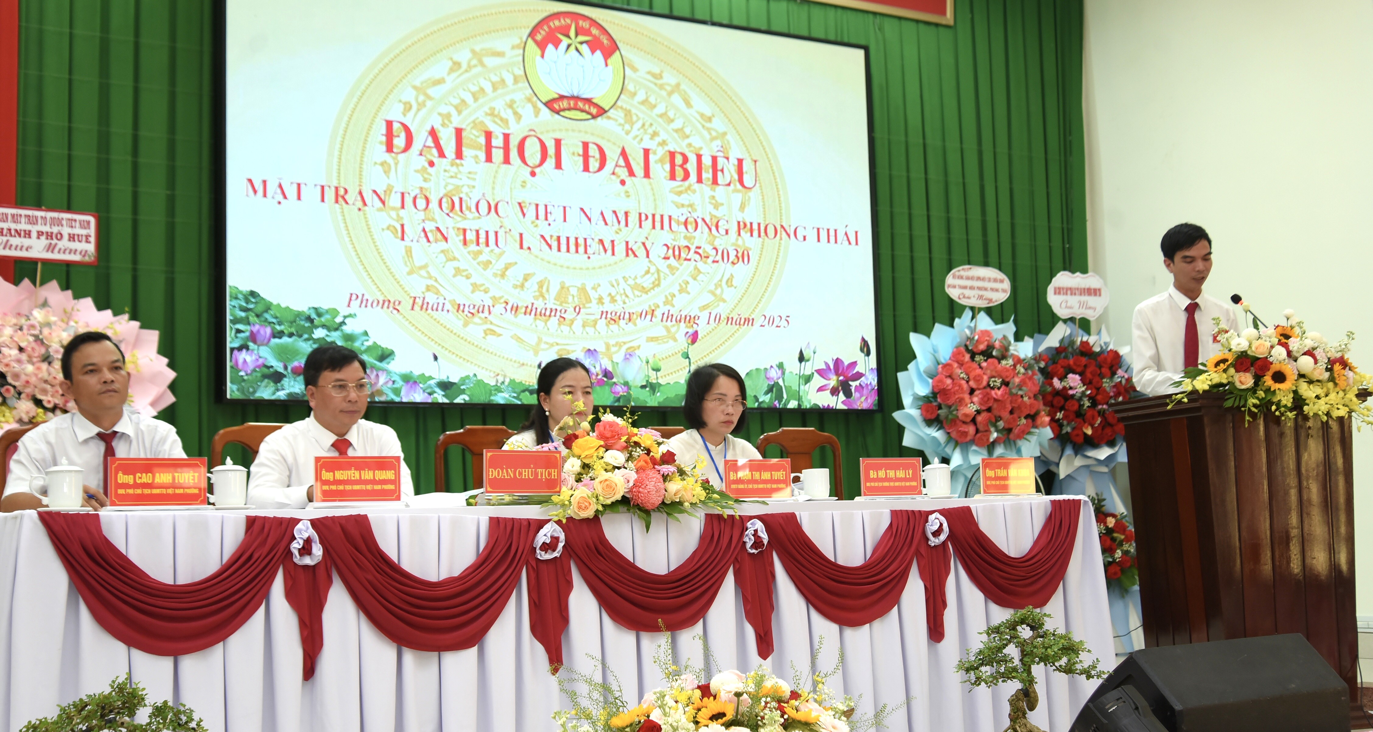 Bà Phạm Thị Ánh Tuyết được tín nhiệm giữ chức Chủ tịch Ủy ban Mặt trận Tổ quốc Việt Nam phường Phong Thái