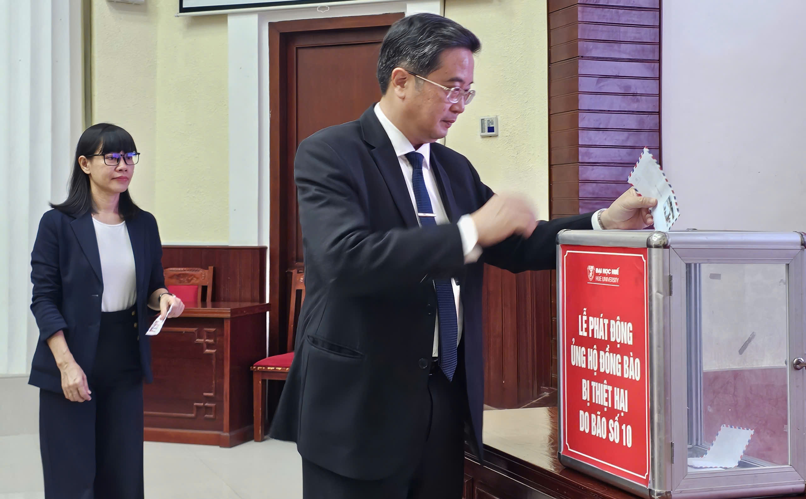 Đại học Huế phát động ủng hộ đồng bào bị ảnh hưởng do bão số 10