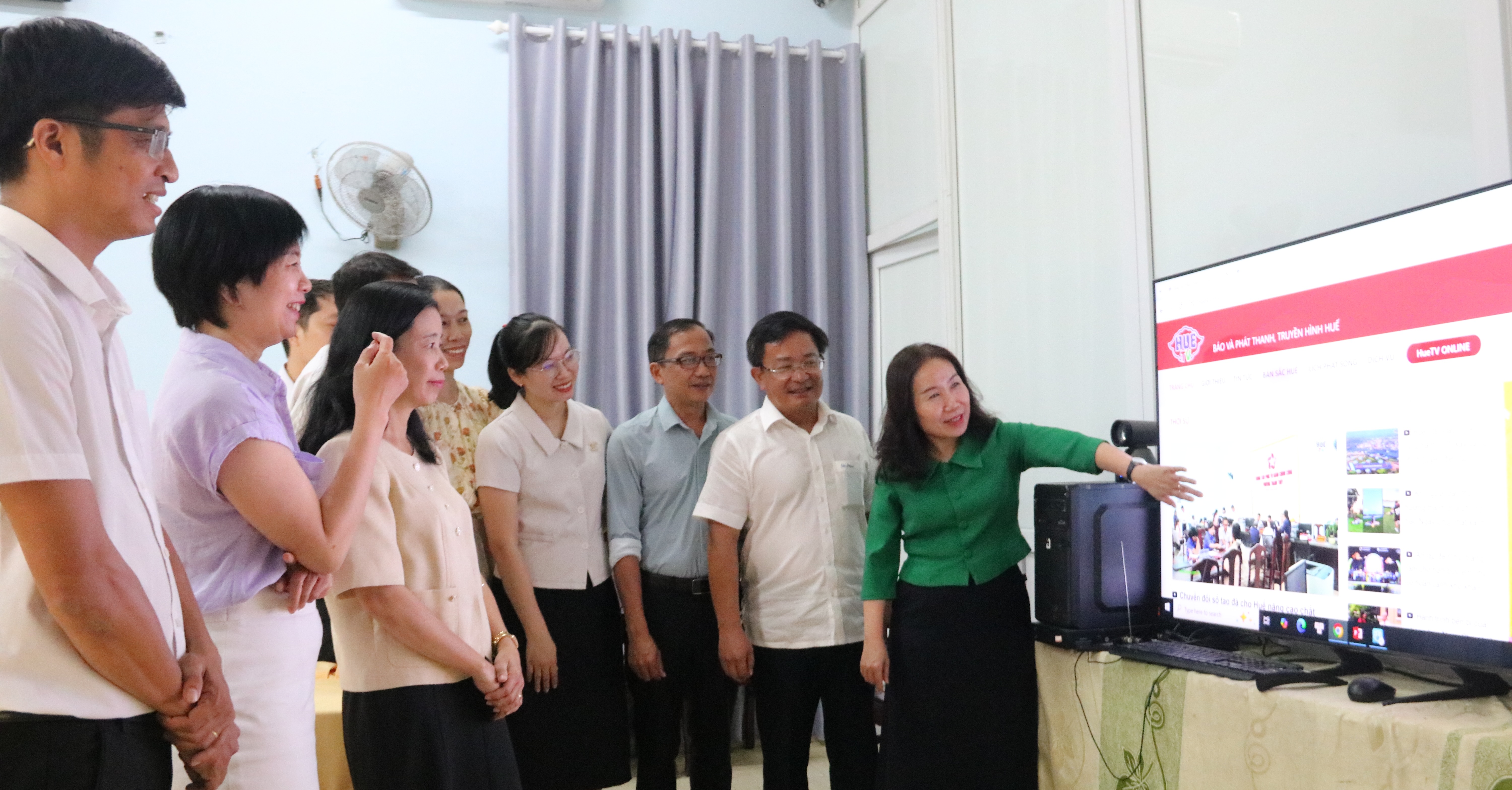 Báo và Phát thanh, Truyền hình Huế đồng hành cùng xã Lộc An trong công tác thông tin, tuyên truyền