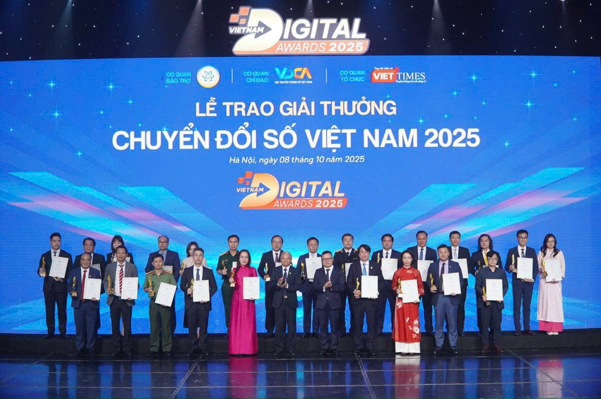 Trung tâm Bảo tồn Di tích Cố đô Huế tiếp tục được vinh danh tại Giải thưởng Chuyển đổi số Việt Nam 2025