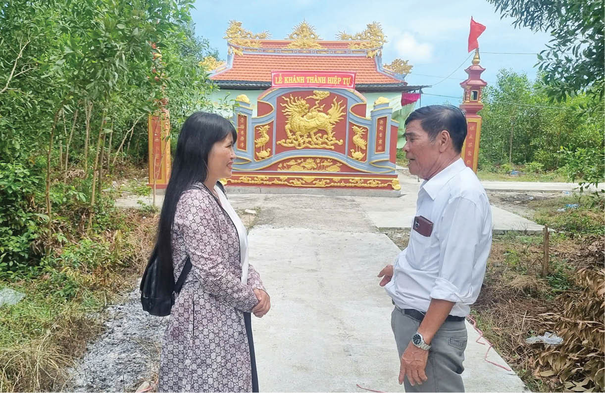 Trưởng ban Công tác Mặt trận thôn được dân tín nhiệm