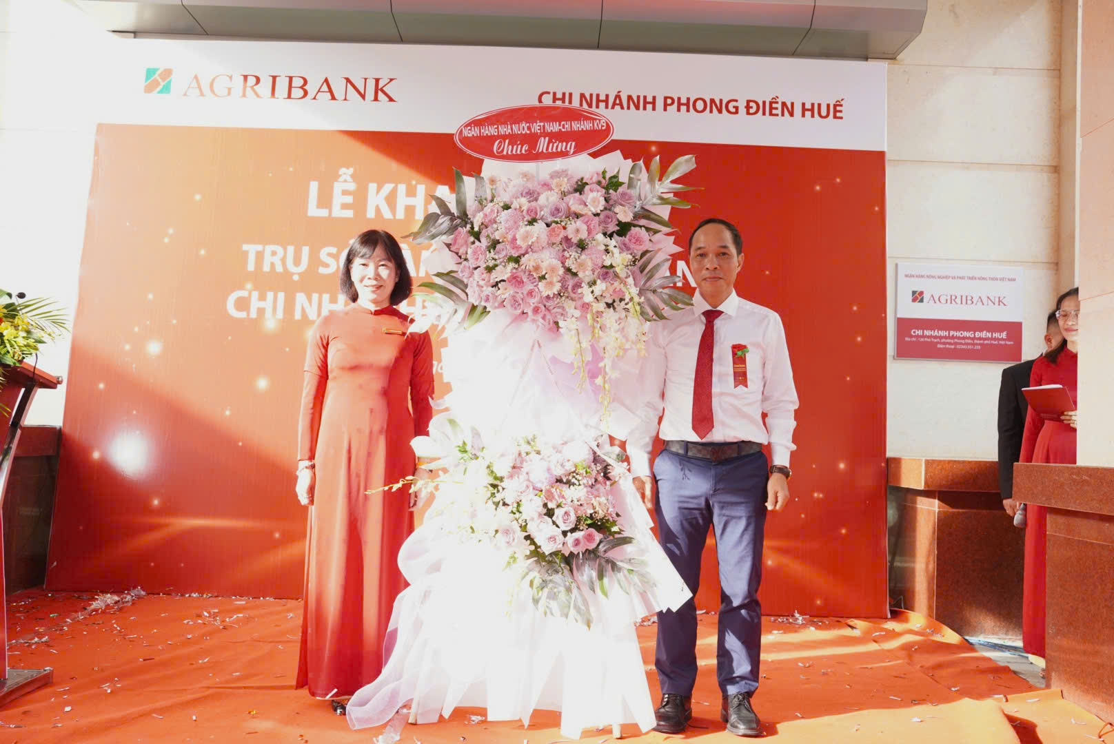 Khai trương trụ sở làm việc Agribank chi nhánh Phong Điền